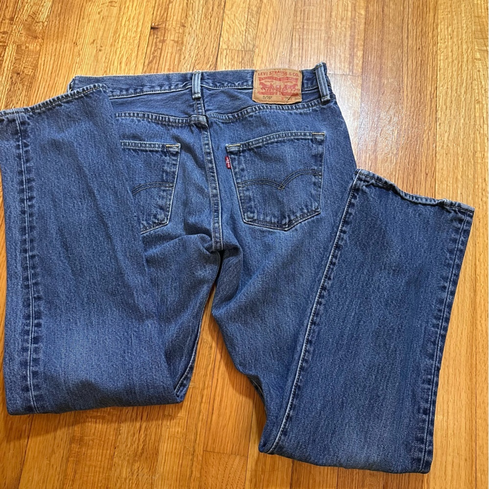 Levi's Classic Blue Straight-Leg Jeans